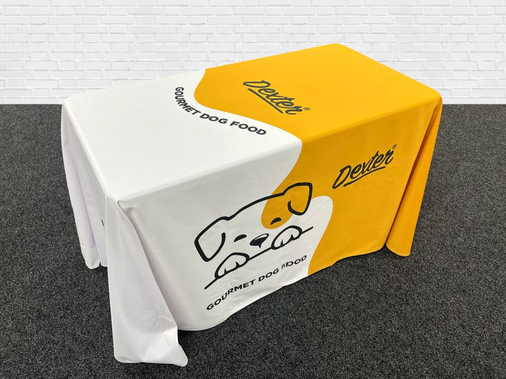 Printed table cloth