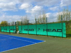 Printed tennis netting