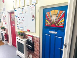 Dementia door wraps for care homes