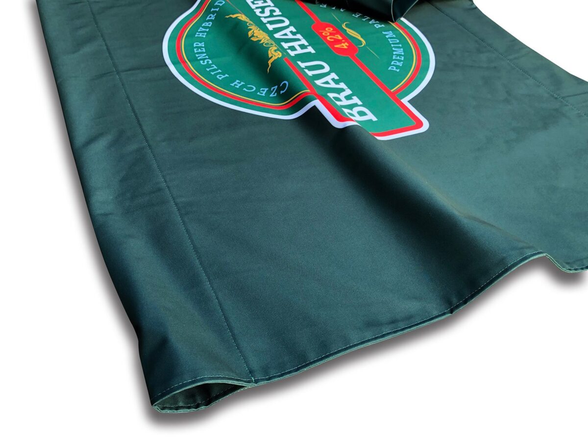 Fabric Banner for Cafe Barrier