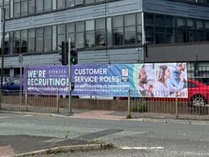 PVC free mesh banners
