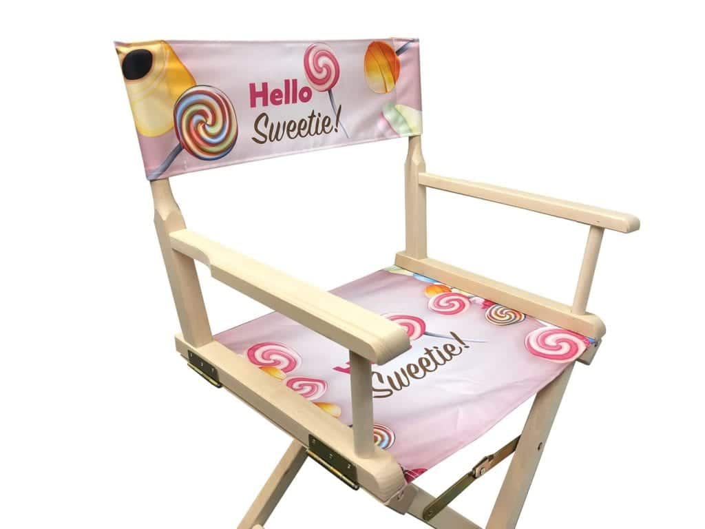 Printed Directors Chair