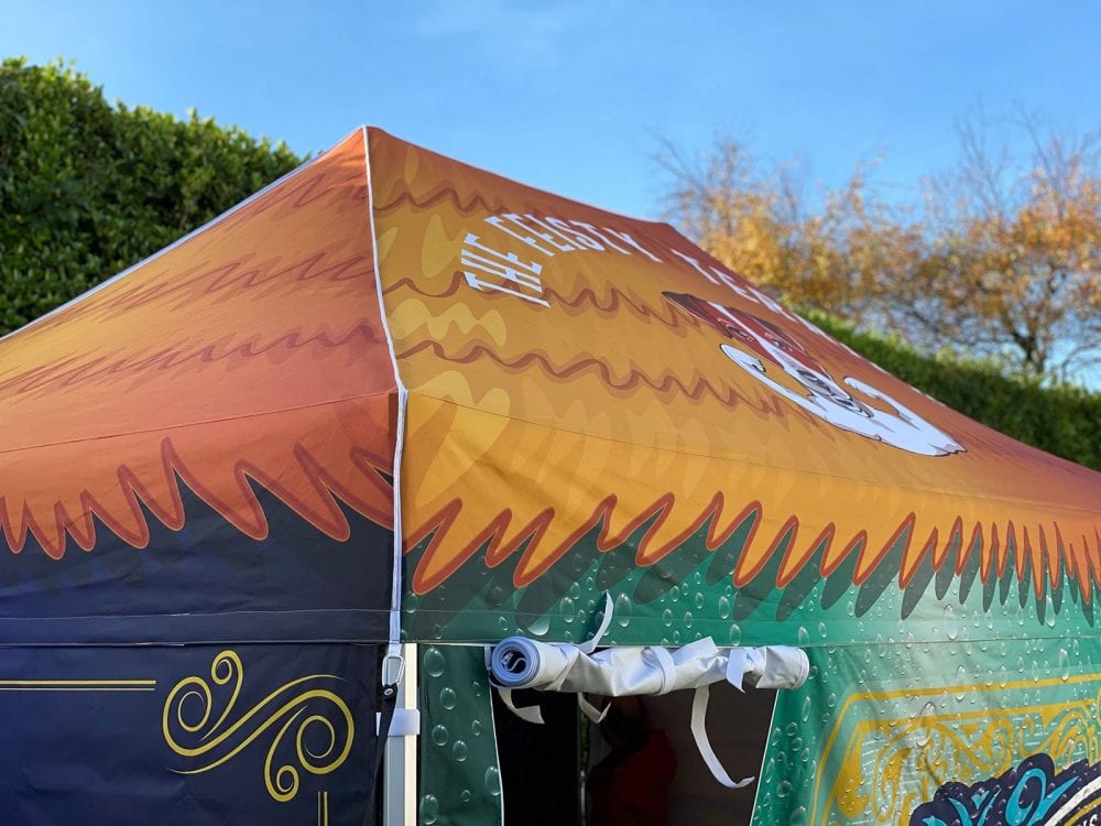 Printed gazebo roof canopy