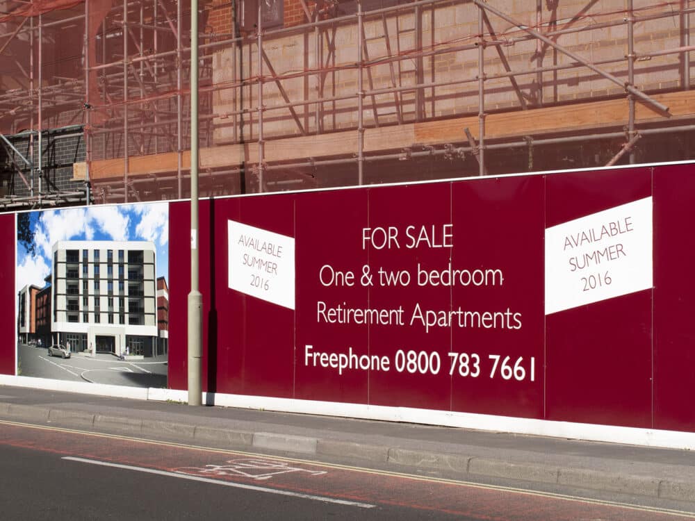 full colour ACP hoarding printing