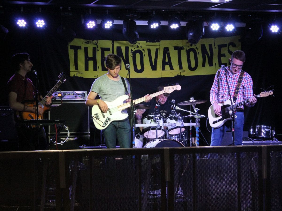 The Novatones Stage Backdrop