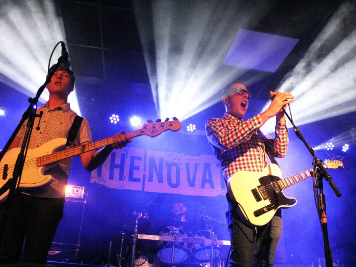 The Novatones Stage Backdrop