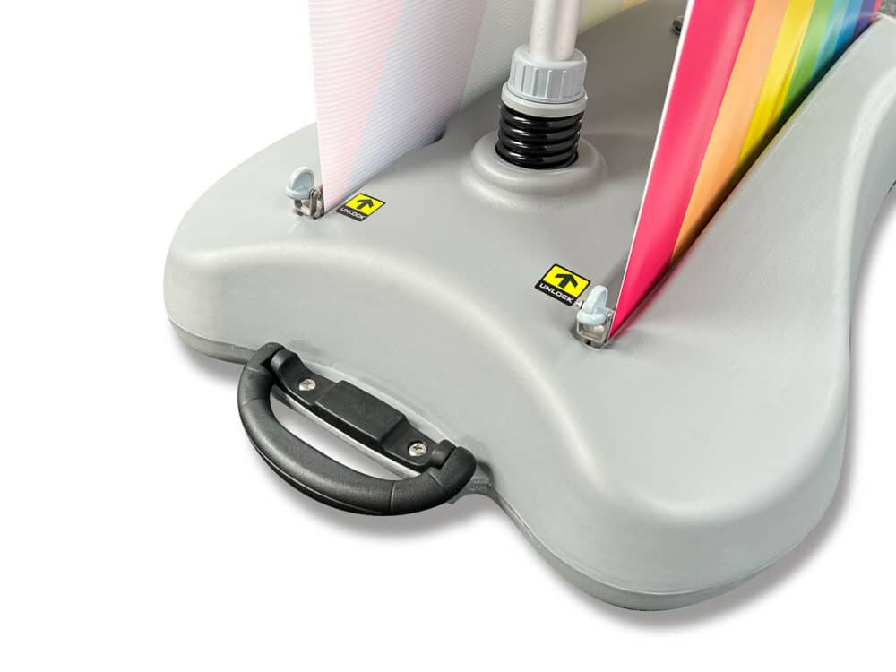 Outside roller banner