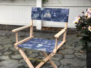 Custom printed directors chair