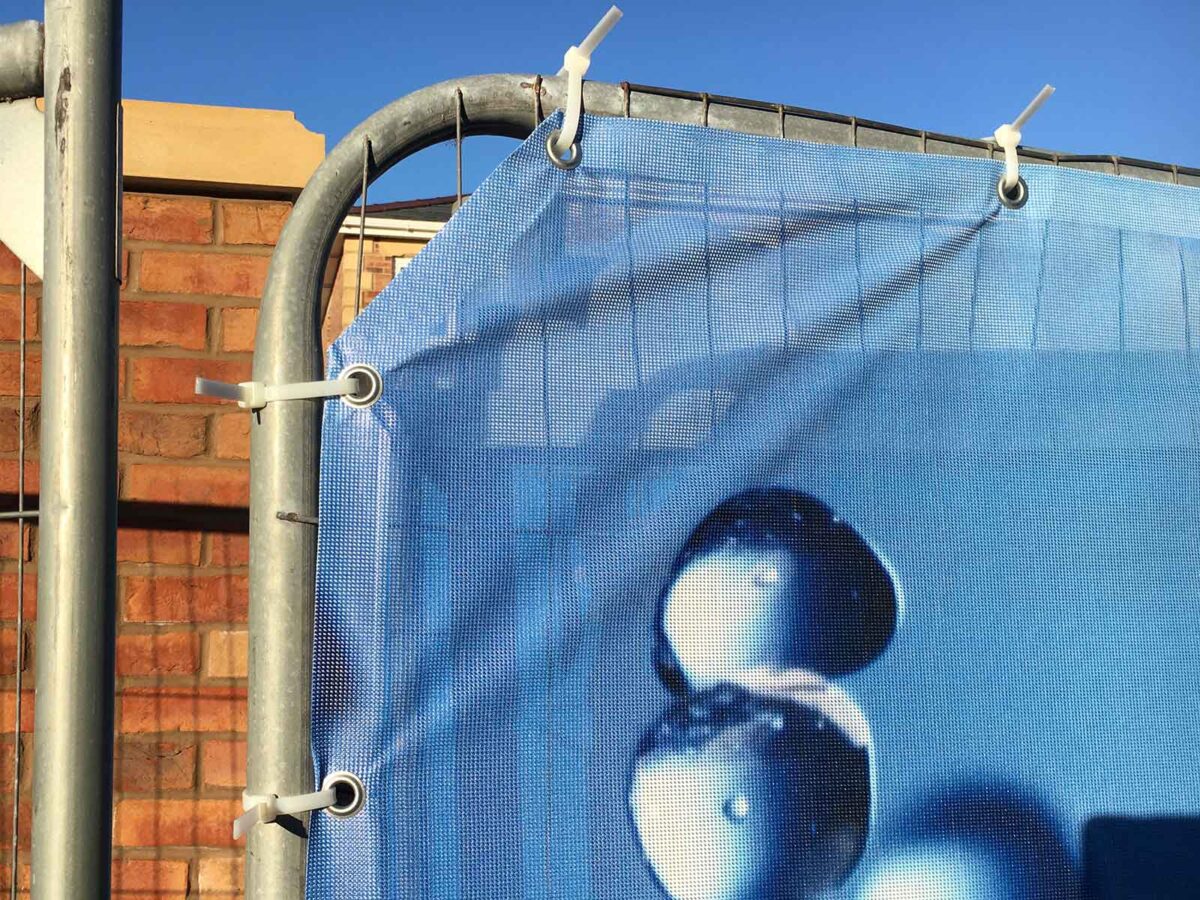 PVC Mesh Heras Fence Cover