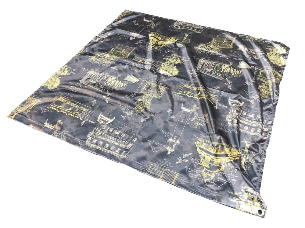 satin cloth printing