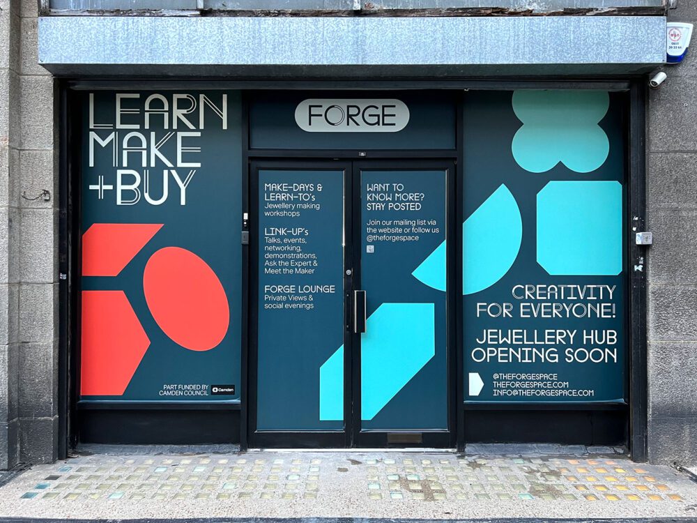 removable window graphics for construction sites