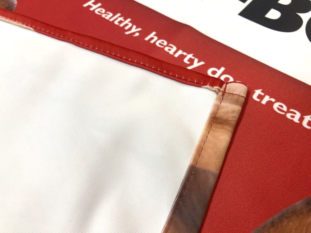 Textile backlight banner printing