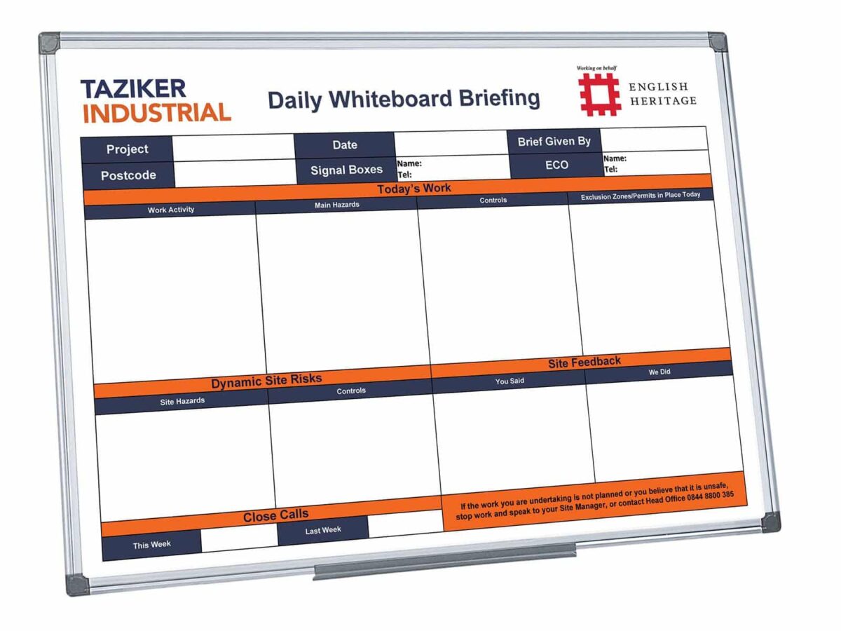 Custom Whiteboard 1200mm x 900mm